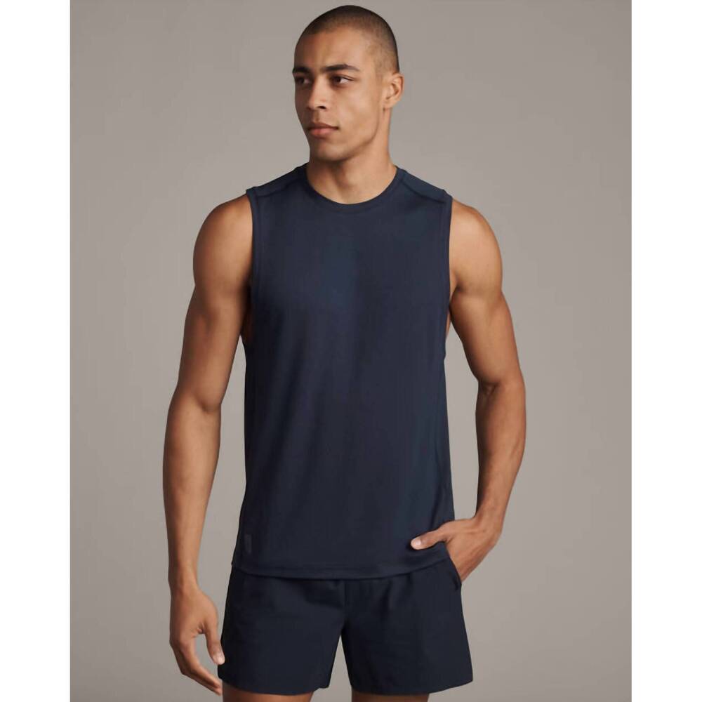 NEW RHONE invictus training tank top in navy